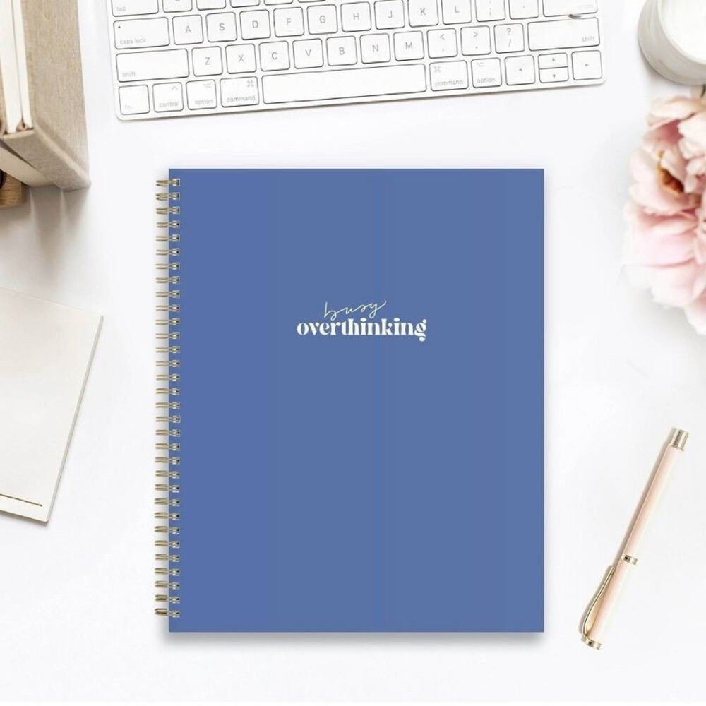2 Blue Sky 8.5"x11" 2025-2026 Weekly/Monthly Wirebound Planner Blue